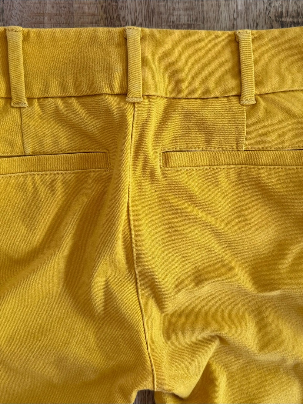 Game Day Gold Mustard Yellow Ankle Pants Size 2 Steelers Packers Tailgate Style - Picture 12 of 12